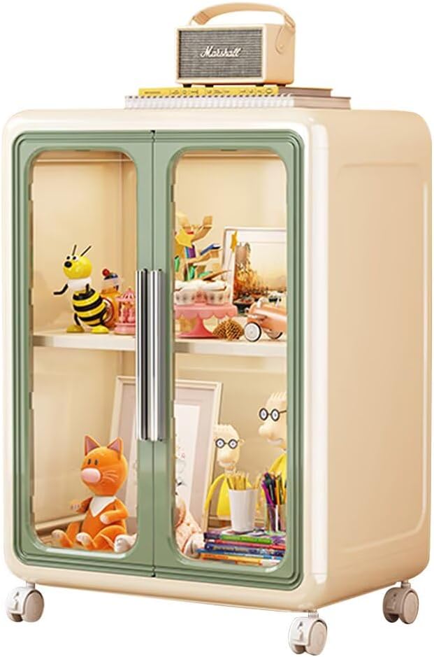 TidyMax™ | Multifunctional Storage Cabinet – Colorful Design with Shelves for Organizing Toys and Books