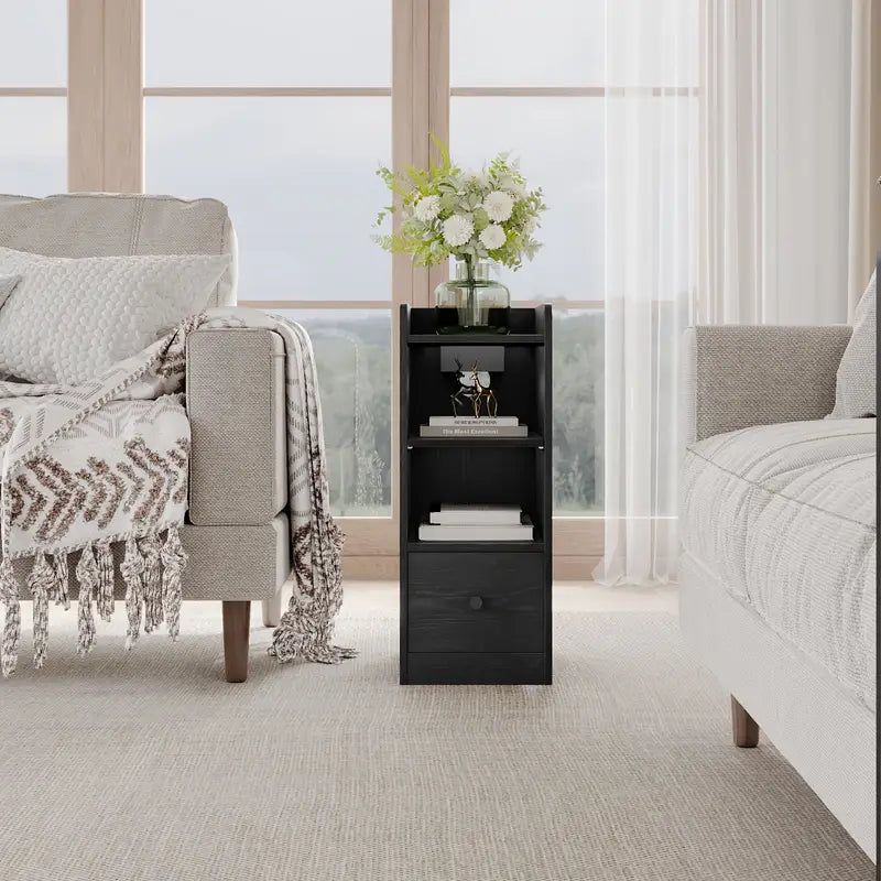 StorePro™ | Modern Nightstand – Space-Saving Design, Fast USB-C Charging