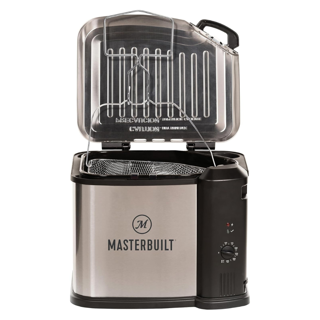 Fryzo™ | 3-in-1 XL 10L Stainless Steel Fryer, Boiler & Steamer with Safety Cord