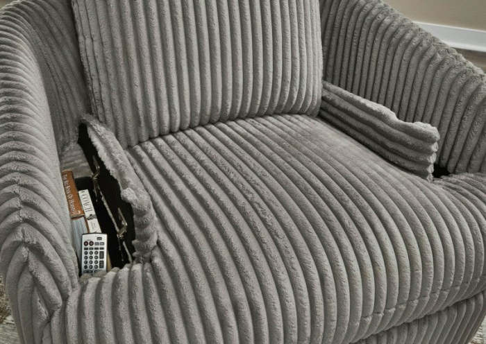 Circlora™ | 360° Swivel Glider Recliner – Cozy Barrel Chair with Hidden Storage
