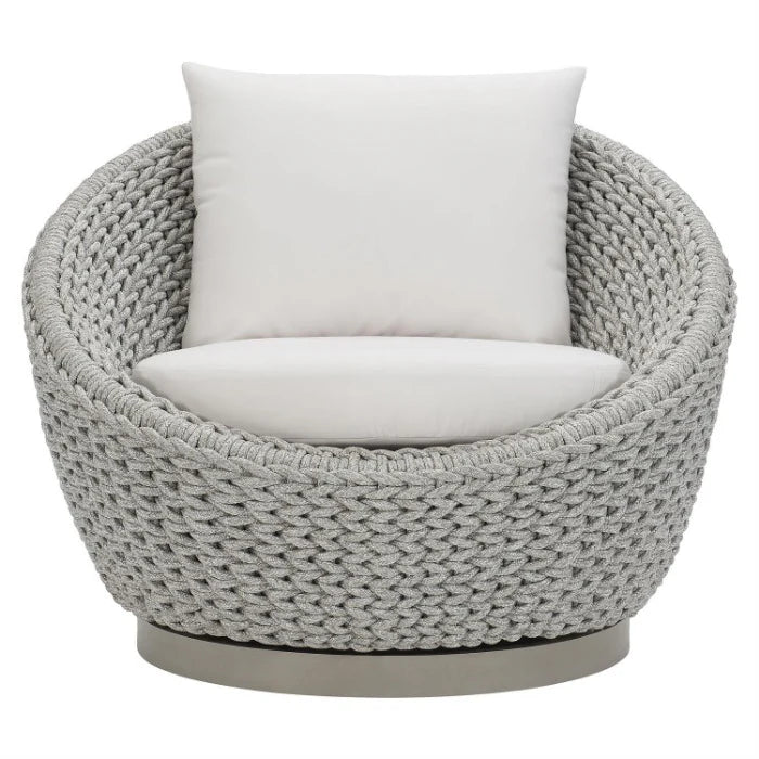 Cirvra™ | Modern Swivel Lounge Chair – Durable Outdoor Seating for Garden & Balcony